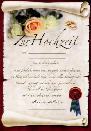 Karten Hochzeit