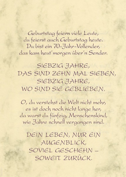 Geb Wünsche Zum 70